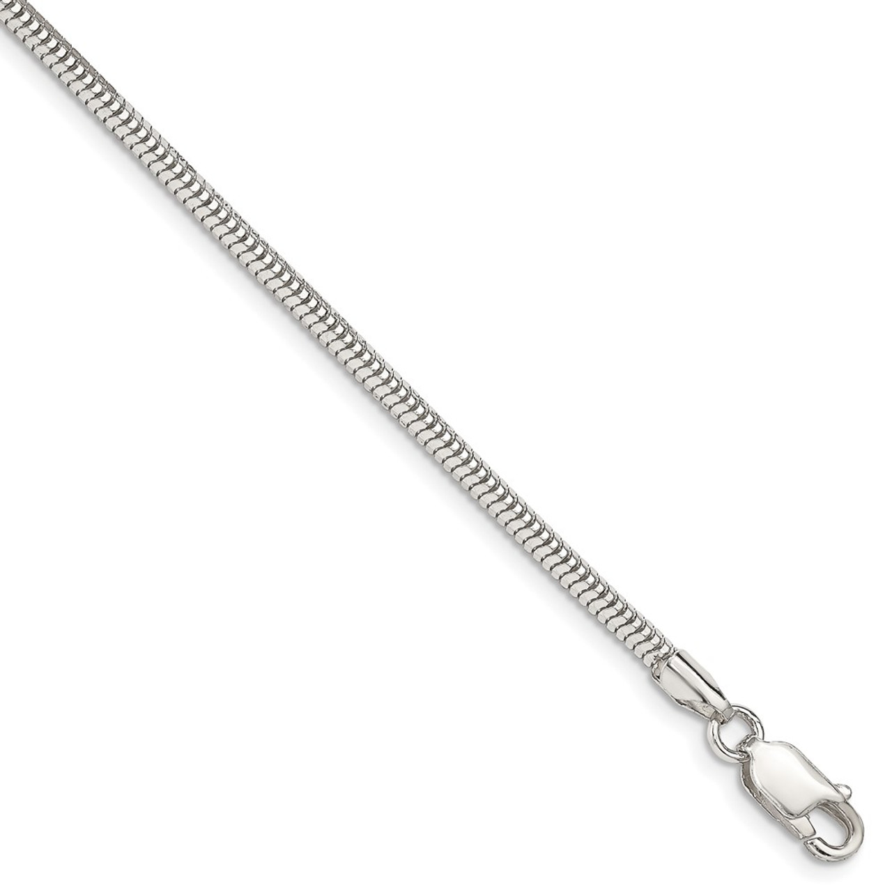 7.5″ Sterling Silver 5mm Snake Chain Bracelet – Argemti