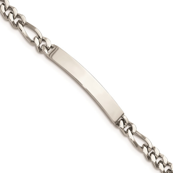 8.25" Stainless Steel Polished ID Bracelet SRB1403-8.25