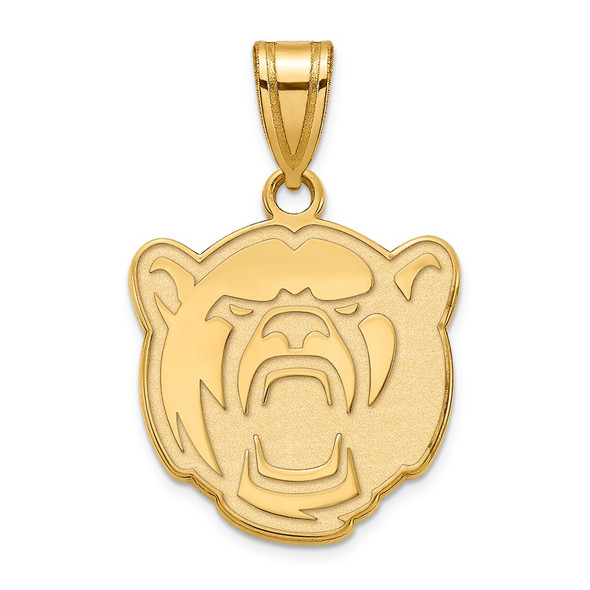 10k Gold LogoArt Baylor University Medium Pendant