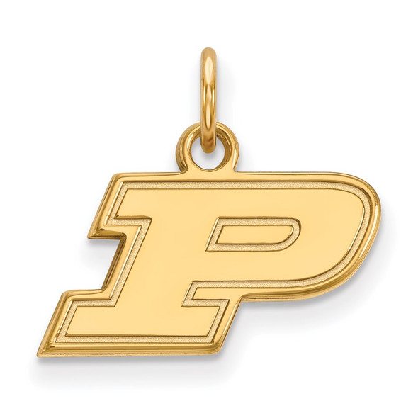 14k Gold LogoArt Purdue University Letter P Extra Small Pendant