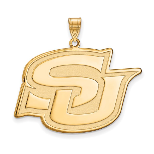 14k Gold LogoArt Southern University Jaguars Extra Large Pendant