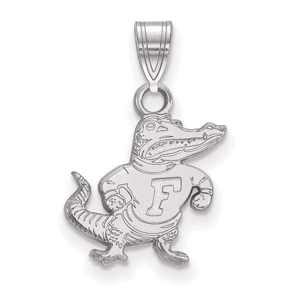 10k White Gold LogoArt University of Florida Gator Small Pendant 1W070UFL