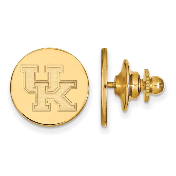 14k Gold LogoArt University of Kentucky U-K Lapel Pin