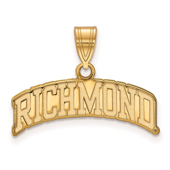 10k Yellow Gold LogoArt University of Richmond Large Script Pendant