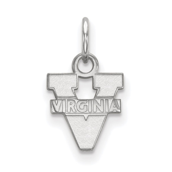 10k White Gold LogoArt University of Virginia Extra Small Pendant