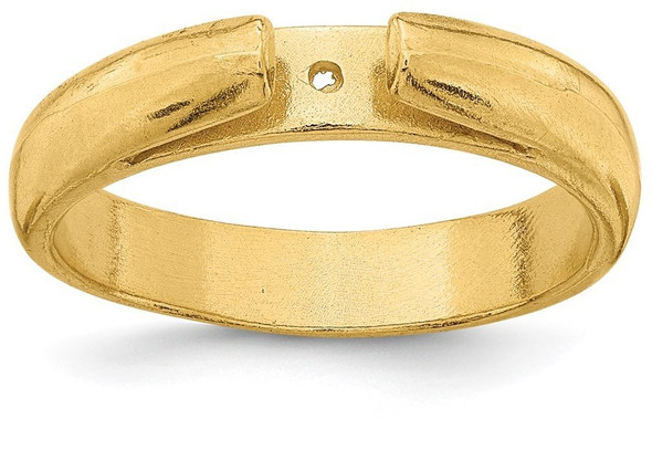 14k Yellow Gold Casted Air Line Shank YGSH97