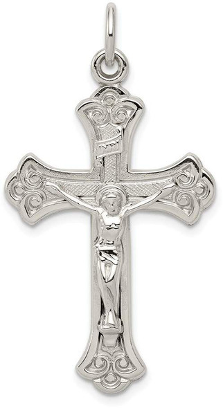 925 Sterling Silver Inri Crucifix Pendant QC3420