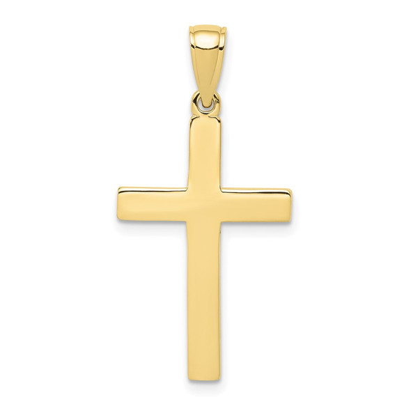 10k Yellow Gold Polished Cross Pendant 10D3495