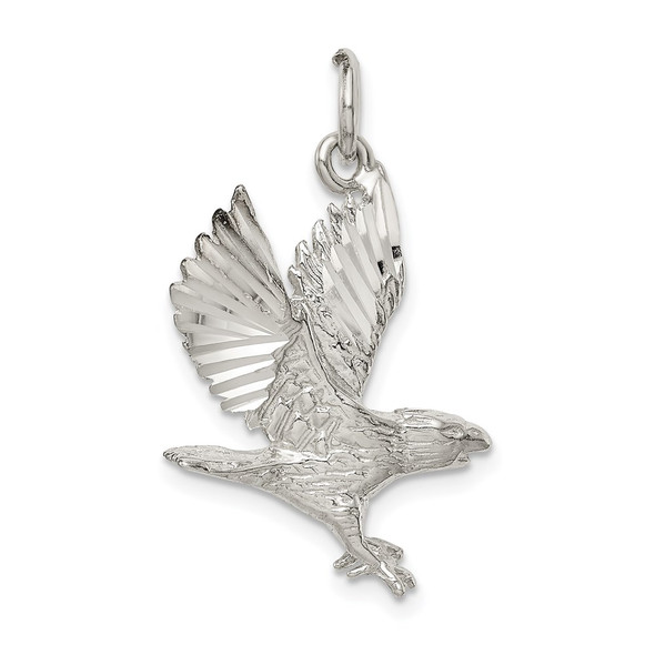 Sterling Silver Eagle Charm QC871