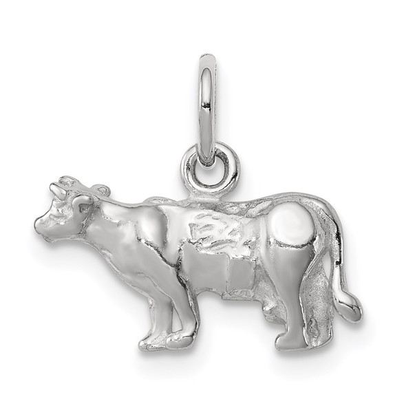 Sterling Silver Cow Charm QC2642