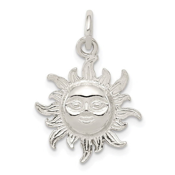 Sterling Silver Sun Charm QC1085