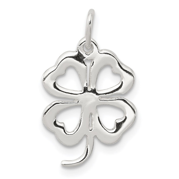 Sterling Silver 4-Leaf Clover Charm QC3882