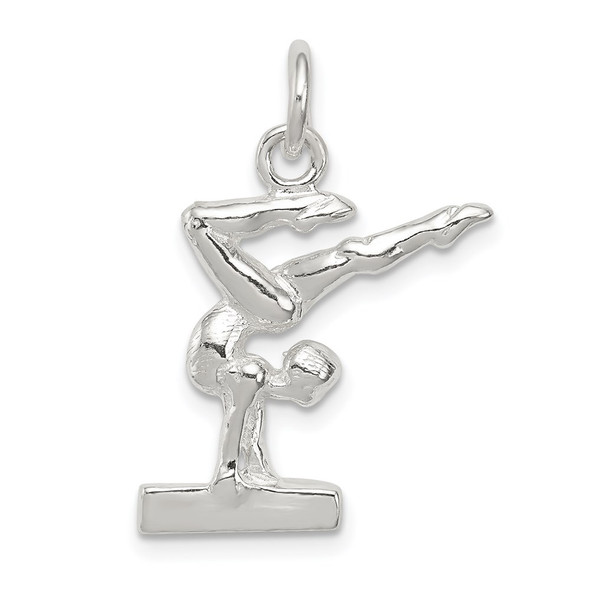 Sterling Silver Gymnast Charm QC2778