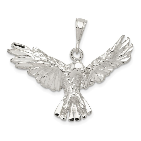 Sterling Silver Eagle Pendant QC867