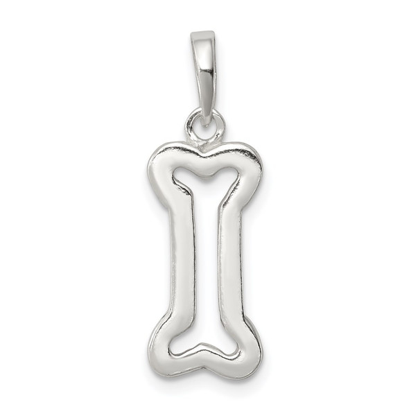 Sterling Silver Bone Pendant