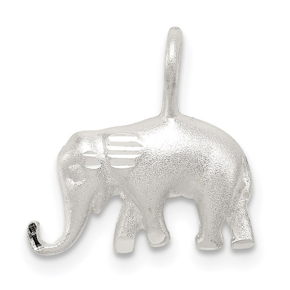 Sterling Silver Elephant Pendant QC5067
