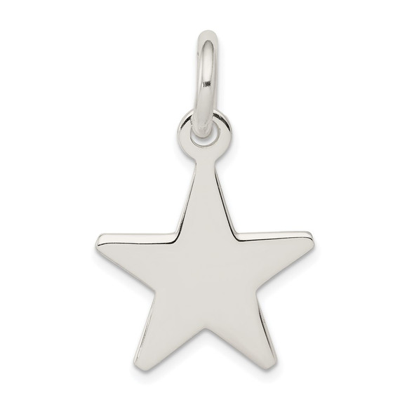 Sterling Silver Star Pendant QC6055