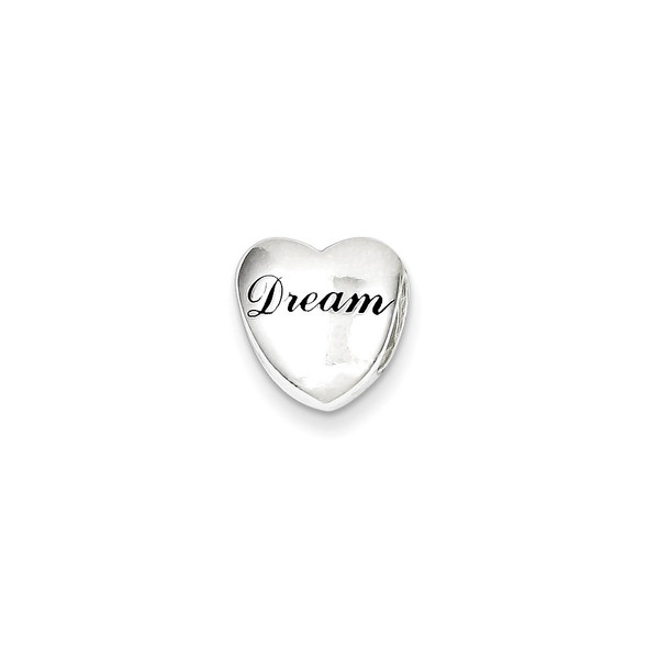 Sterling Silver Heart Pendant QC7478