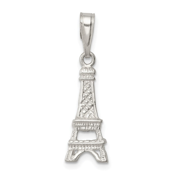 Sterling Silver Polished Eiffel Tower Pendant