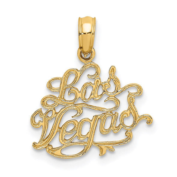 14k Yellow Gold Las Vegas Pendant