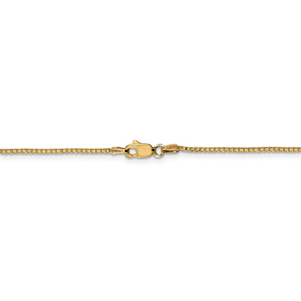 16" 14k Yellow Gold 1.1mm Box Chain Necklace