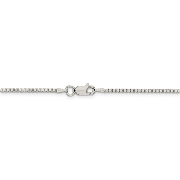 18" Sterling Silver 1.5mm Box Chain Necklace
