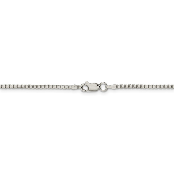 18" Sterling Silver 1.75mm Box Chain Necklace