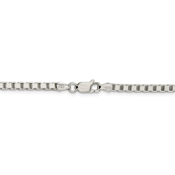 18" Sterling Silver 3.25mm Box Chain Necklace