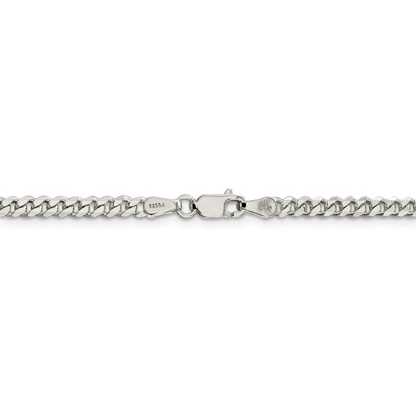 16" Sterling Silver 3.5mm Curb Chain Necklace