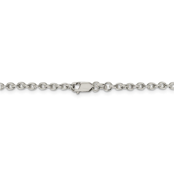 16" Sterling Silver 2.75mm Cable Chain Necklace