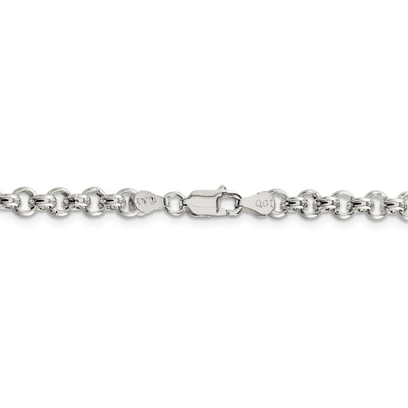 30" Sterling Silver 5mm Rolo Chain Necklace