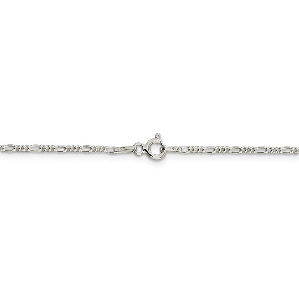20" Sterling Silver 1.4mm Figaro Chain Necklace