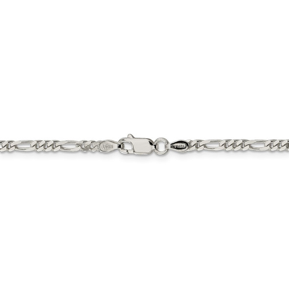 20" Sterling Silver 2.85mm Figaro Chain Necklace