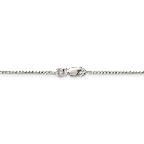 18" Sterling Silver 1.25mm Round Franco Chain Necklace