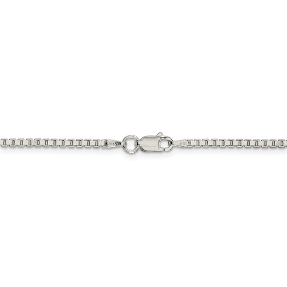 28" Sterling Silver 1.9mm Box Chain Necklace