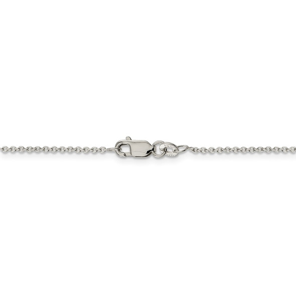 26" Sterling Silver 1.25mm Cable Chain Necklace