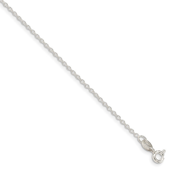 20" Sterling Silver 1.45mm Forzantina Cable Chain Necklace