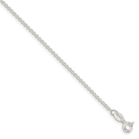 16" Sterling Silver 1.6mm Forzantina Cable Chain Necklace