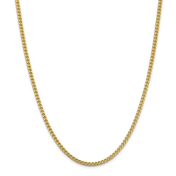 22" 14k Yellow Gold 3mm Franco Chain Necklace
