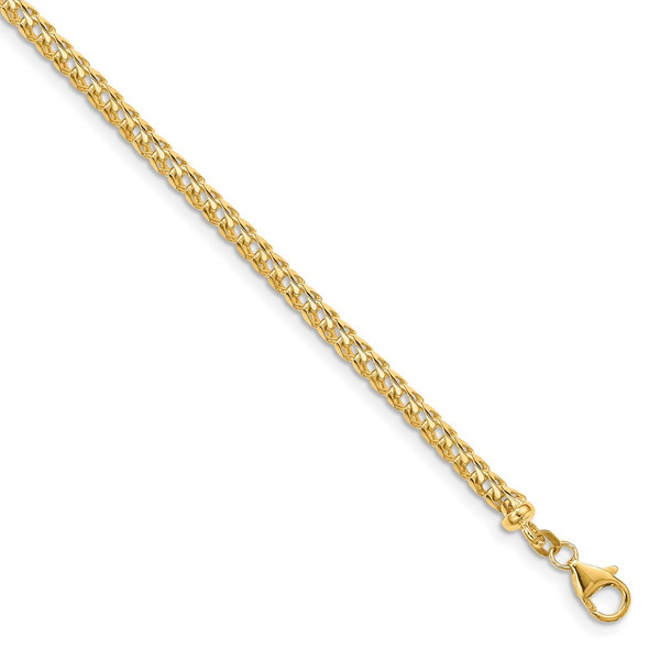 9" 14k Yellow Gold 3.7mm Franco Chain Bracelet