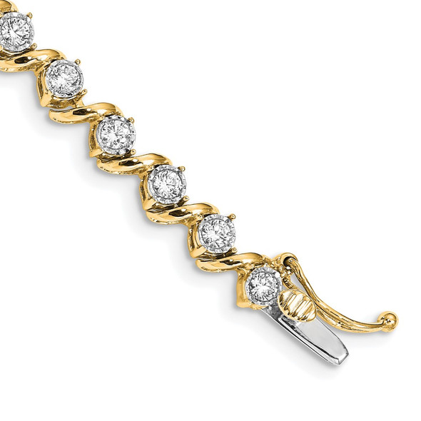 14k Yellow Gold Diamond Bracelet BM4641-200-YA