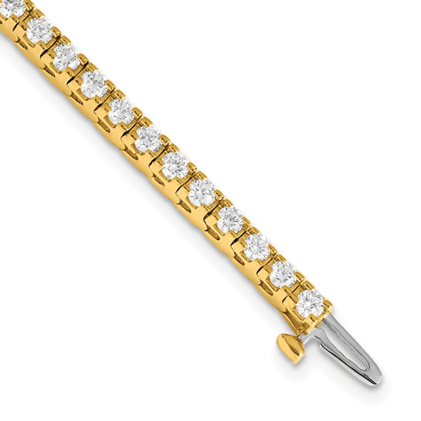 14k Yellow Gold A Diamond Tennis Bracelet X732A