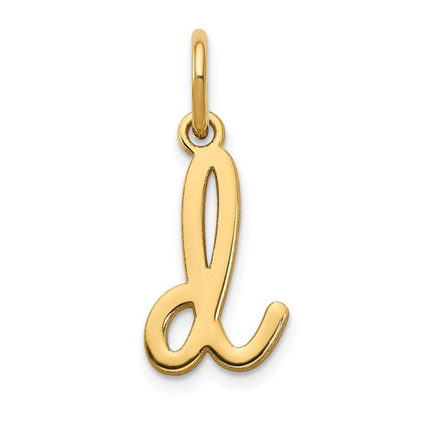 14k Yellow Gold Lower Case Letter D Initial Charm XNA1307Y/D