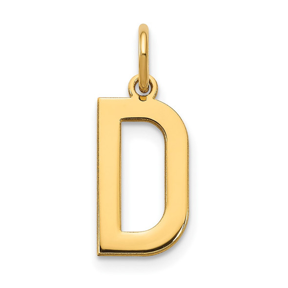 14k Yellow Gold Letter D Initial Charm XNA1336Y/D