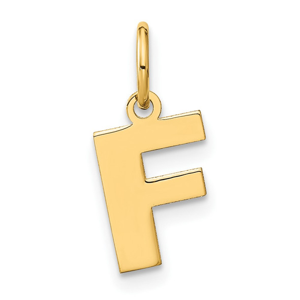 14k Yellow Gold Letter F Initial Charm XNA1337Y/F