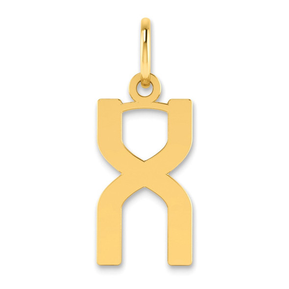 14k Yellow Gold Letter X Initial Charm XNA1336Y/X