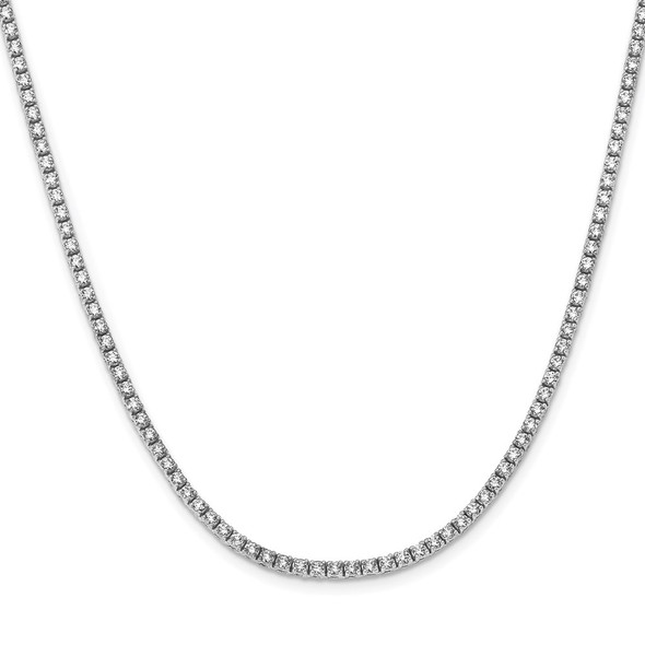 14k White Gold A Diamond 17.5in Necklace