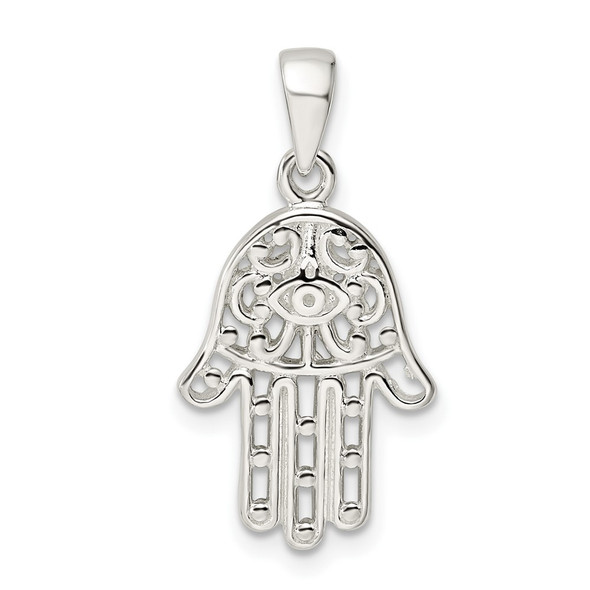 Sterling Silver Polished Chamseh Pendant