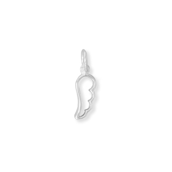 Sterling Silver Cut Out Angel Wing Charm