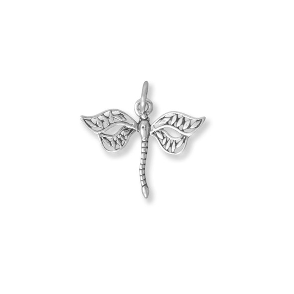 Sterling Silver Darn Cute! Dragonfly Charm
